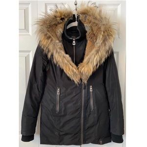 RUDSAK black winter coat for women size x-small